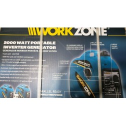 Workzone 56424 2000W Portable Inverter Generator