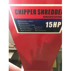 15hp chipper shredder 420ccc