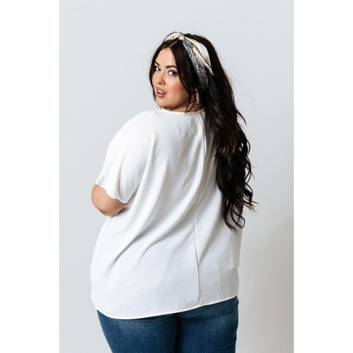 Eas  Go Shift Top in White Curves